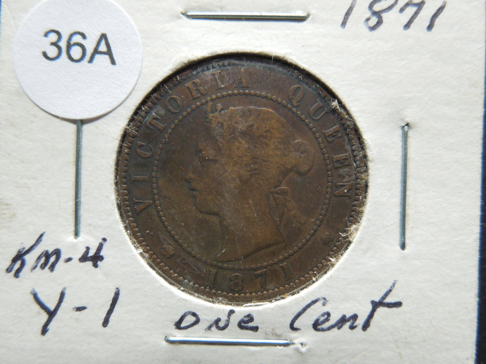 1871 Prince Edward Island 1c.: 1871 Prince Edward Island 1c.