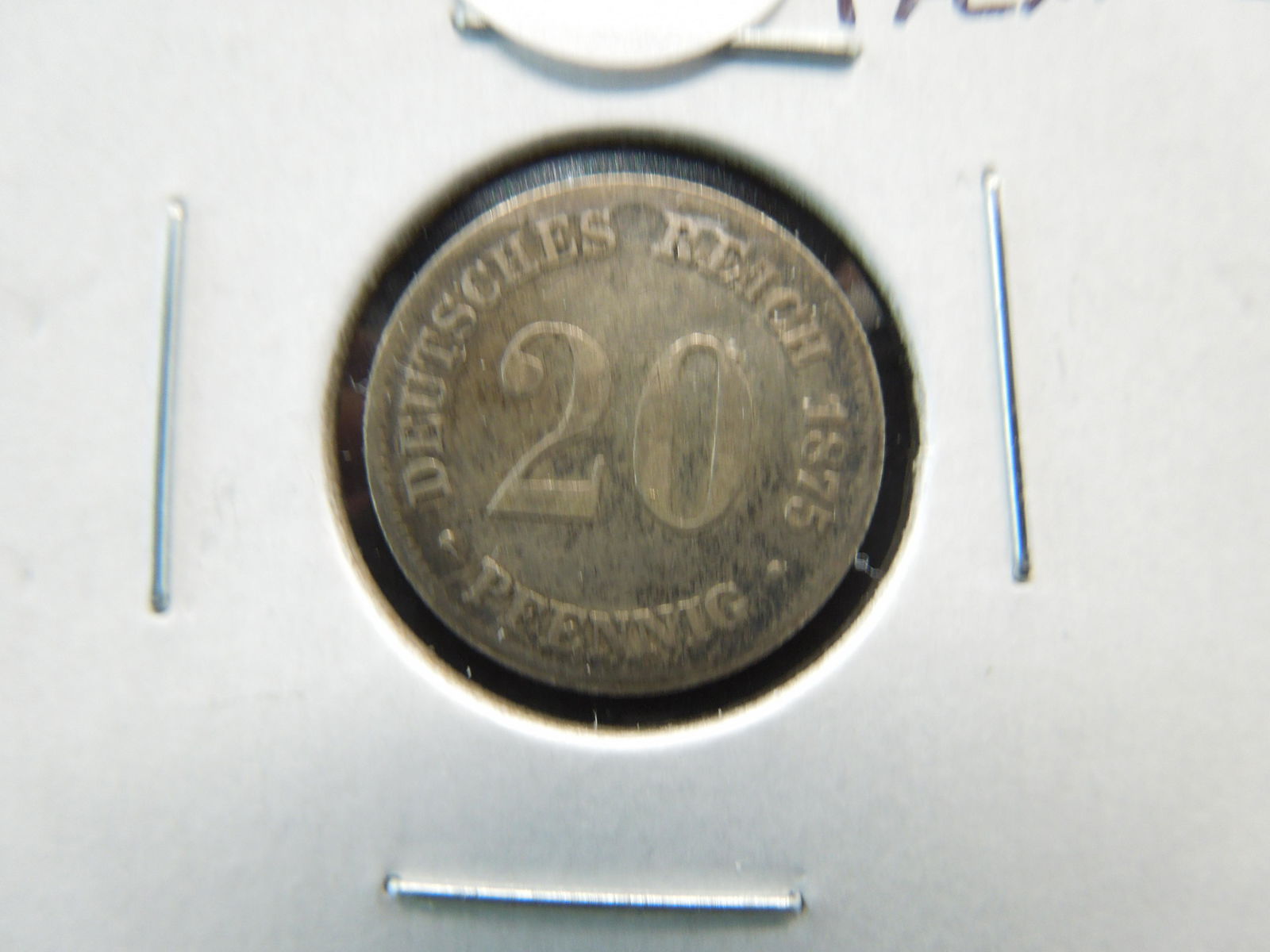1875 Germany Silver 20 Pfennig. (1 of 3)
