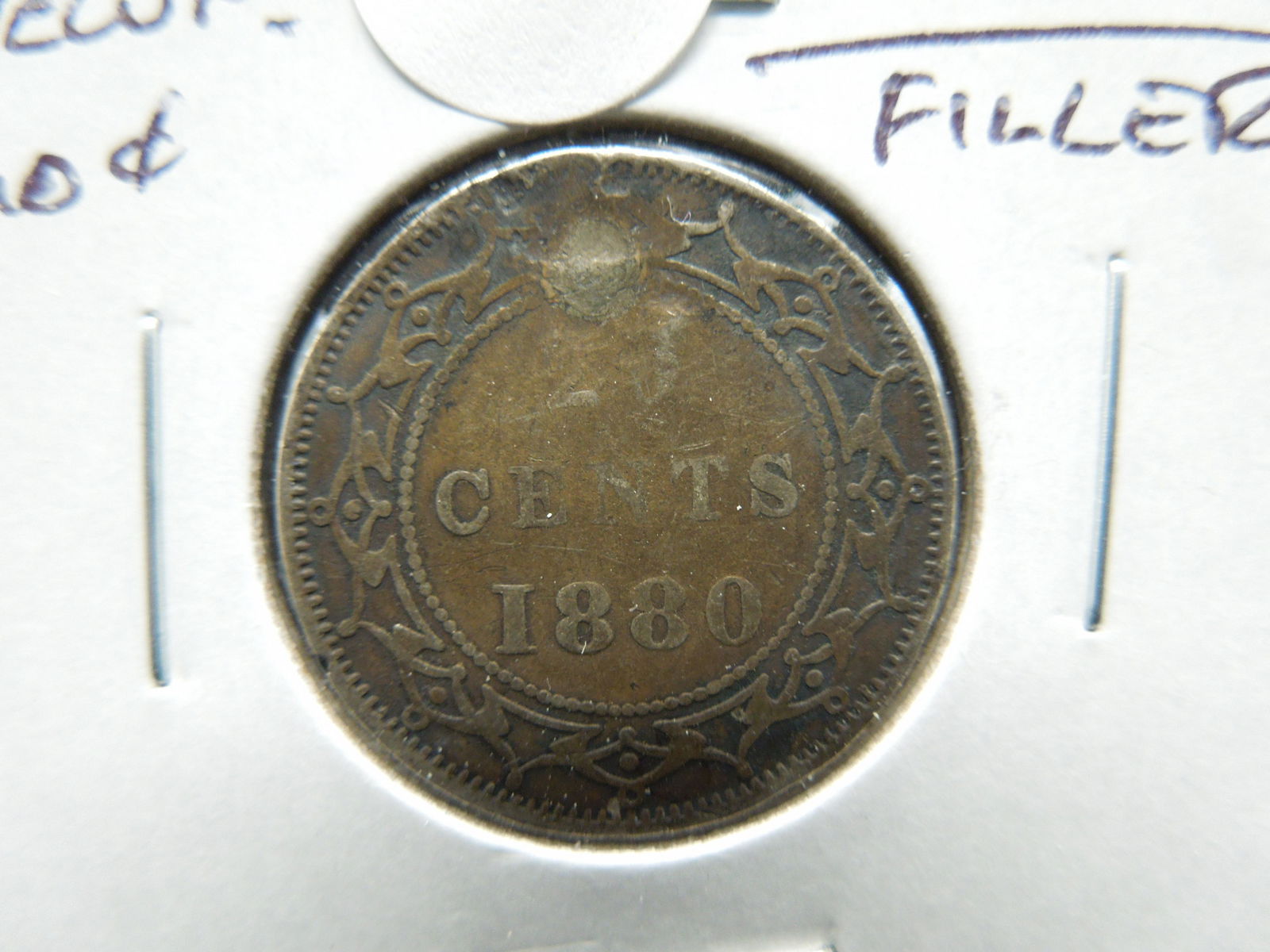 1880 Newfoundland 20c.  Scarce Date.  Filler. (1 of 3)