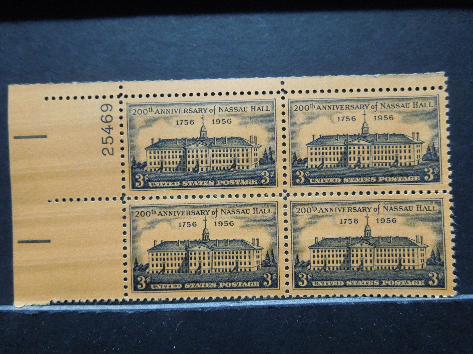 200th Anniv. Of Nassau Hall 1756-1956 U.S. 3c Stamp.  4 (1 of 2)