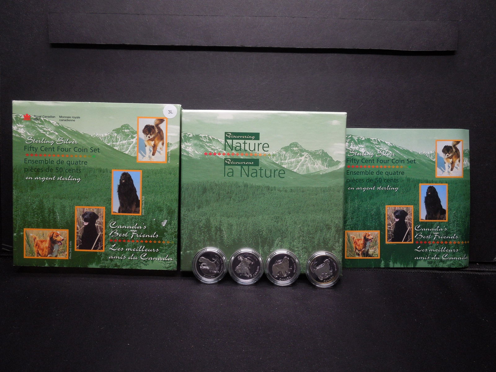 1997 Canadian Mint Sterling Silver Four Coin Set (1 of 6)