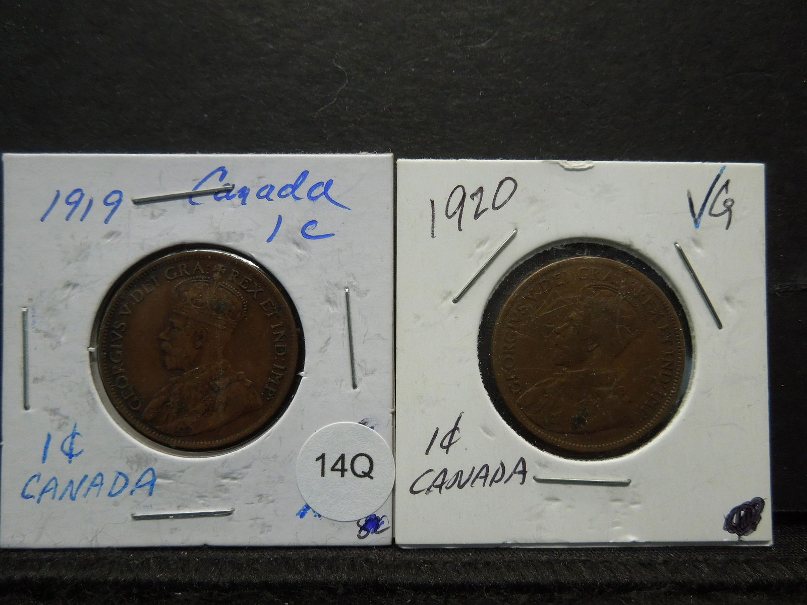 1919, 1920 Canada Cents (1 of 5)
