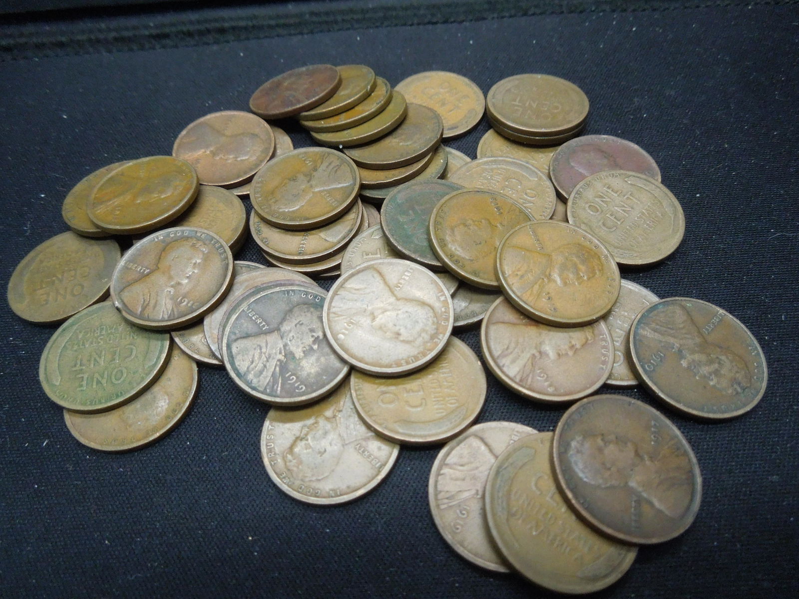 Approx (50) Wheat Cents, Teens (1 of 4)