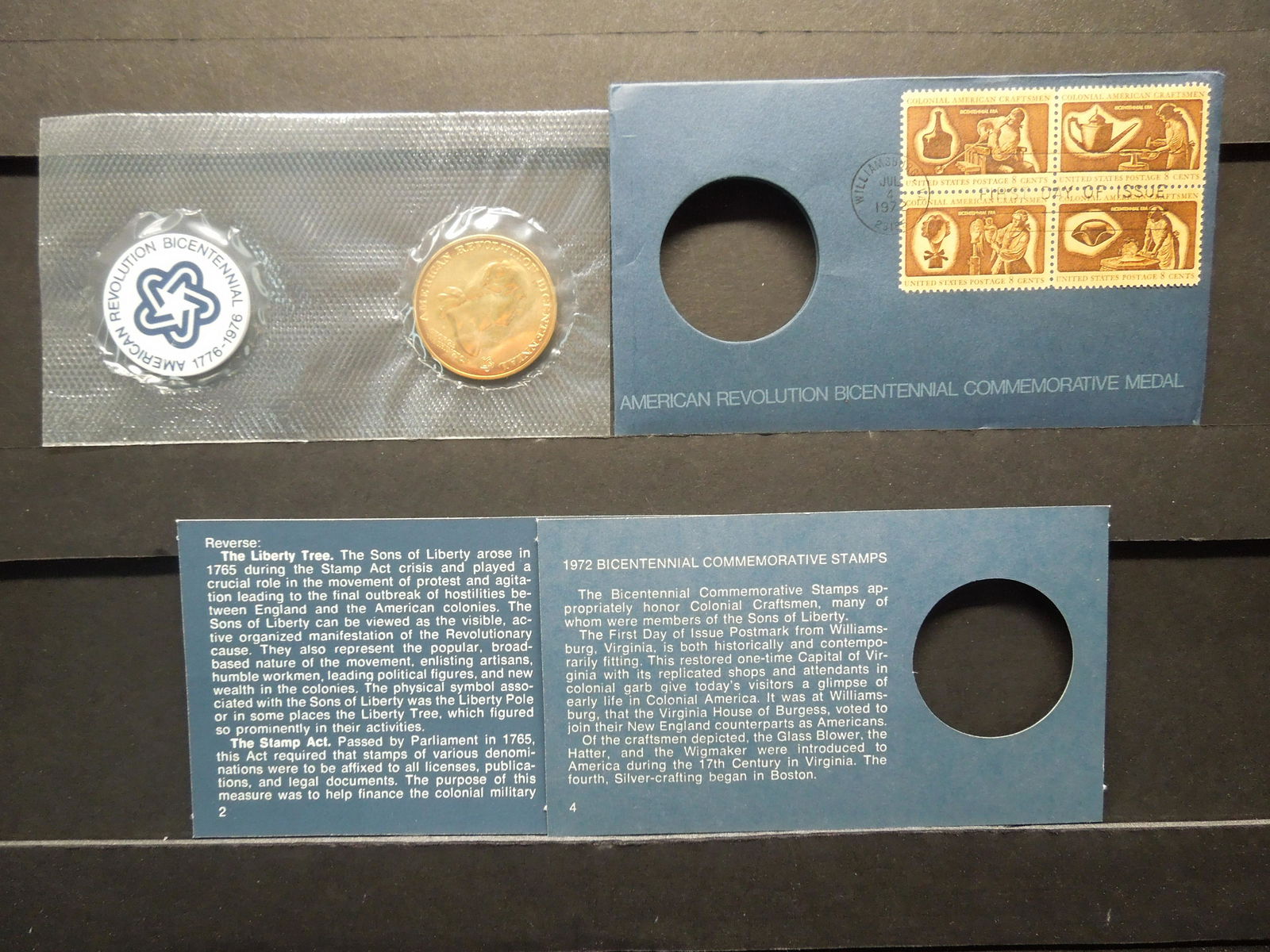 1972 FIRST DAY COVER (AMERICAN REVOLUTION/GEORGE (1 of 5)