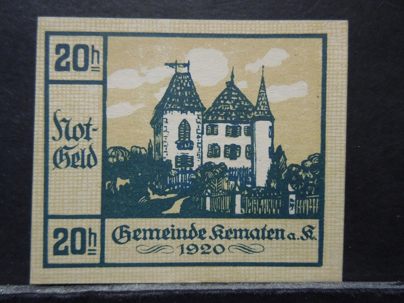 1920 Austria Notgeld 20 Heller Note Crisp Unc (1 of 2)