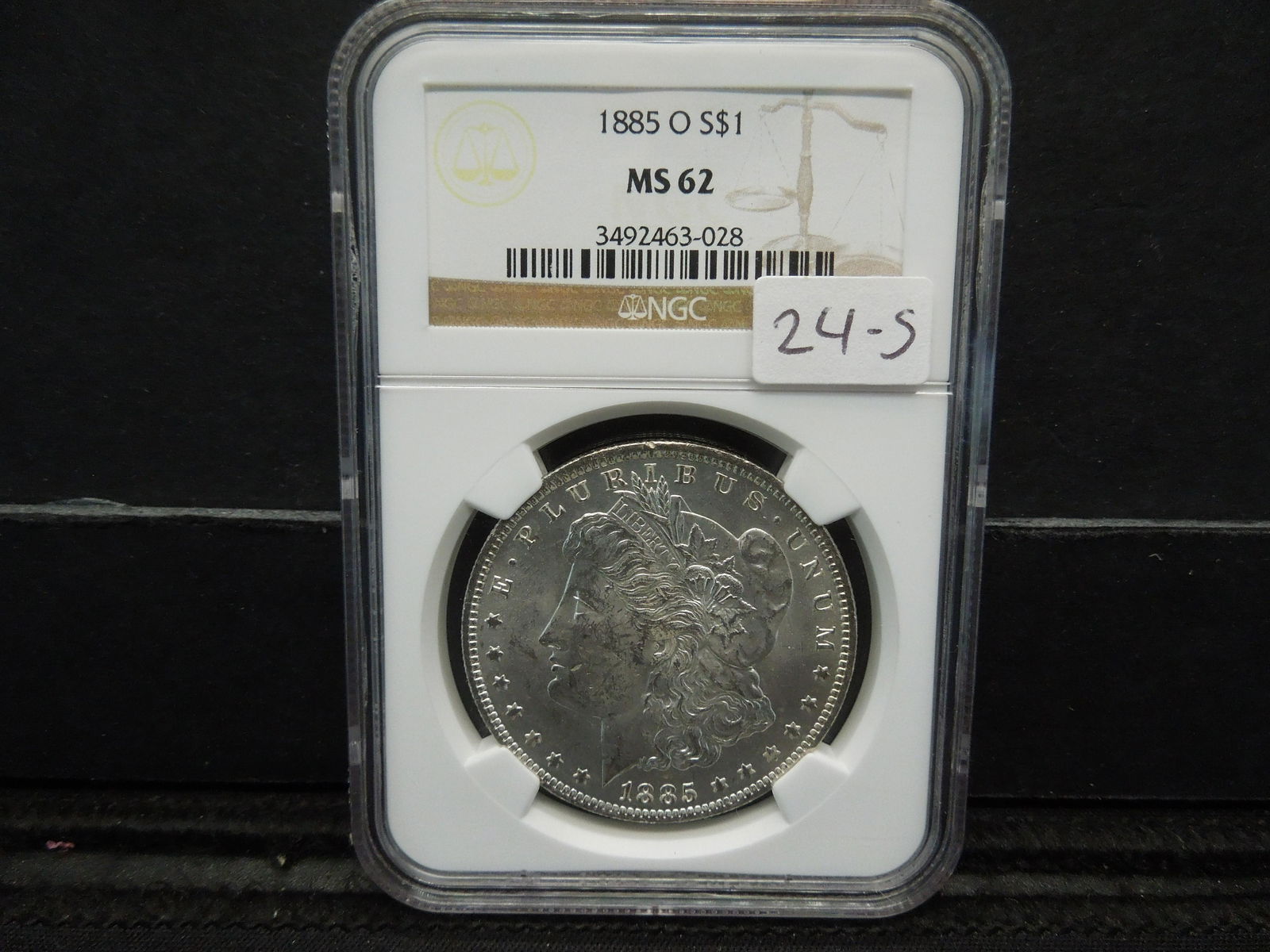 NGC MS-62 1885-O Morgan Silver Dollar (1 of 4)