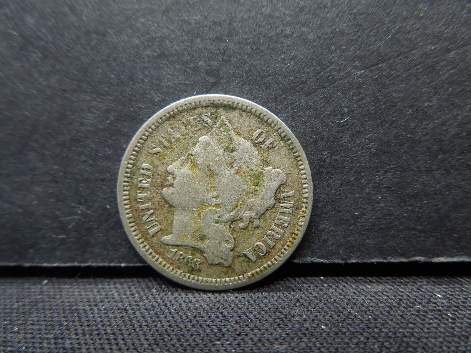 1868 US Three Cent Piece (1 of 2)