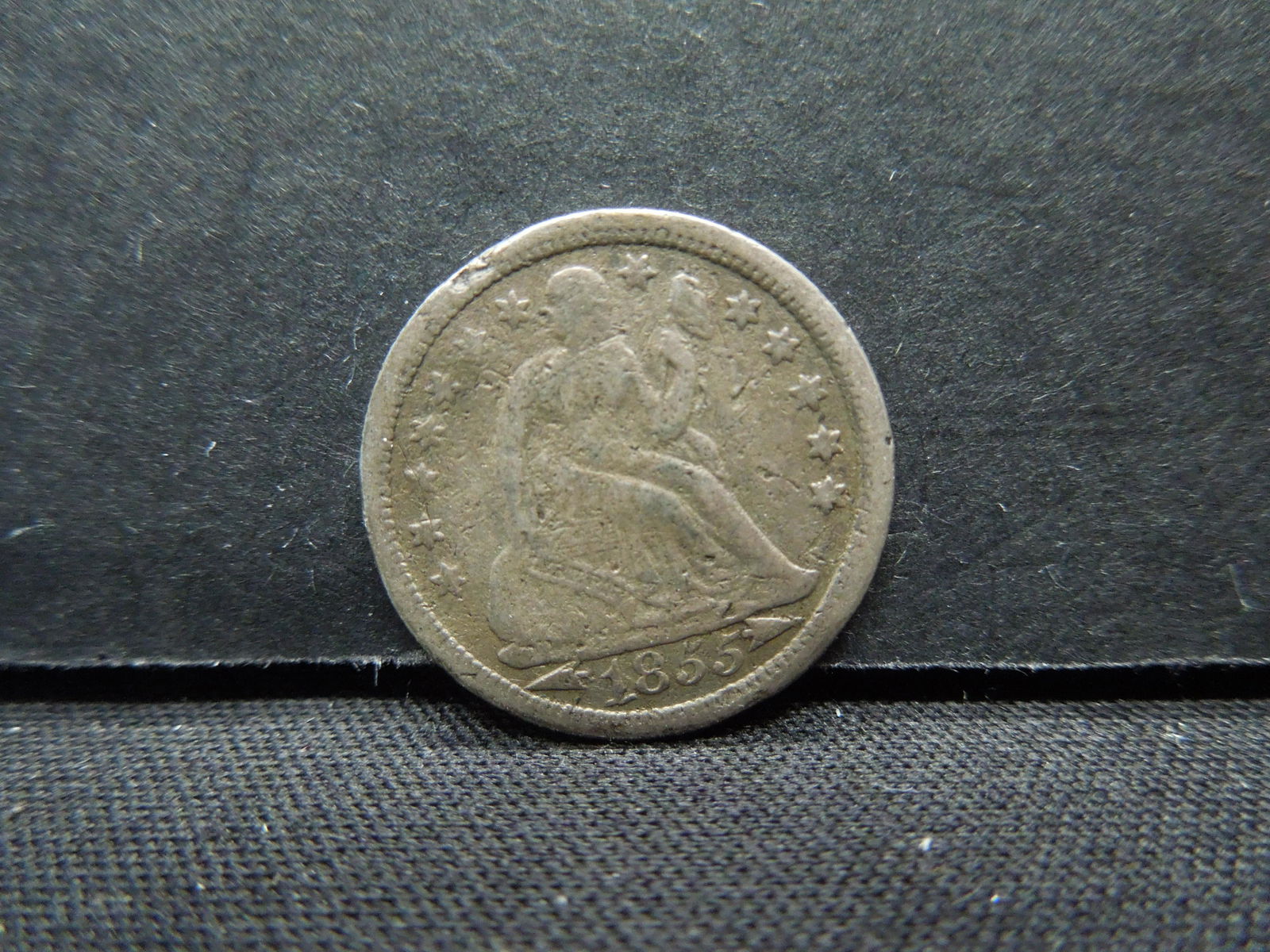 1855 With Arrows Seated Dime (1 of 2)