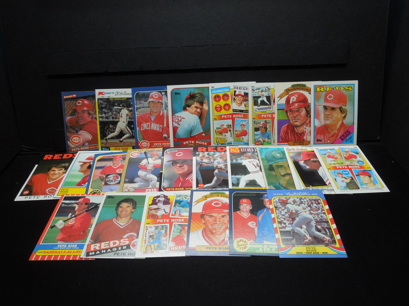 24 Different Pete Rose Cards (1 of 5)
