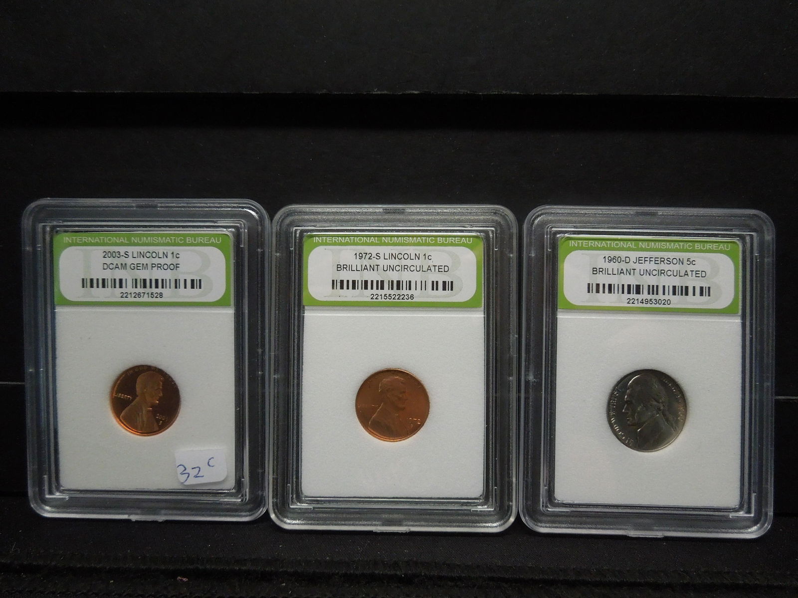 (3) US COINS (1972-S BU PENNY/1960-D JEFFERSON (1 of 13)