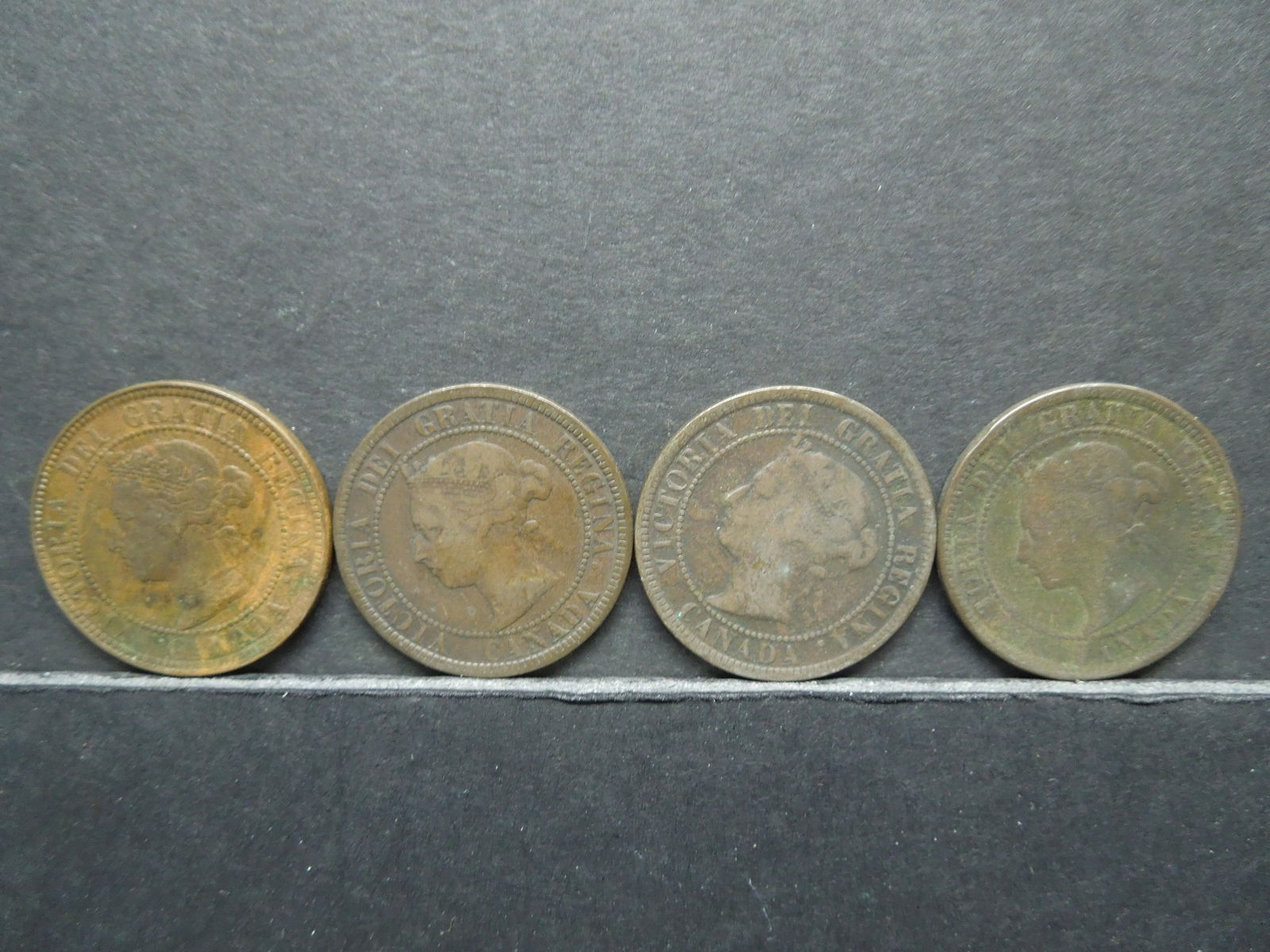 (4) 1884 CANADA CENTS (1 of 4)