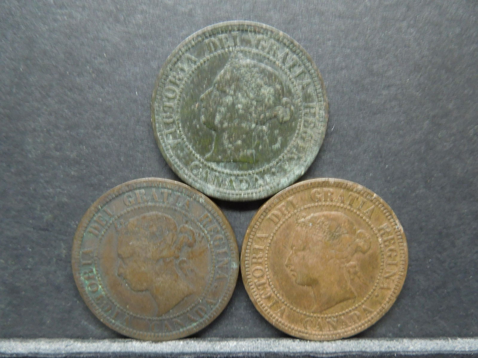 (3) 1881-H CANADA CENTS (1 of 2)