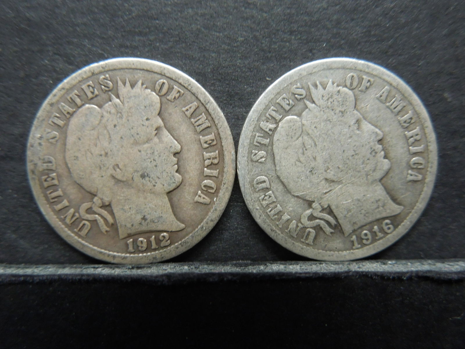 (2) BARBER DIMES (1912 & 1916) (1 of 2)
