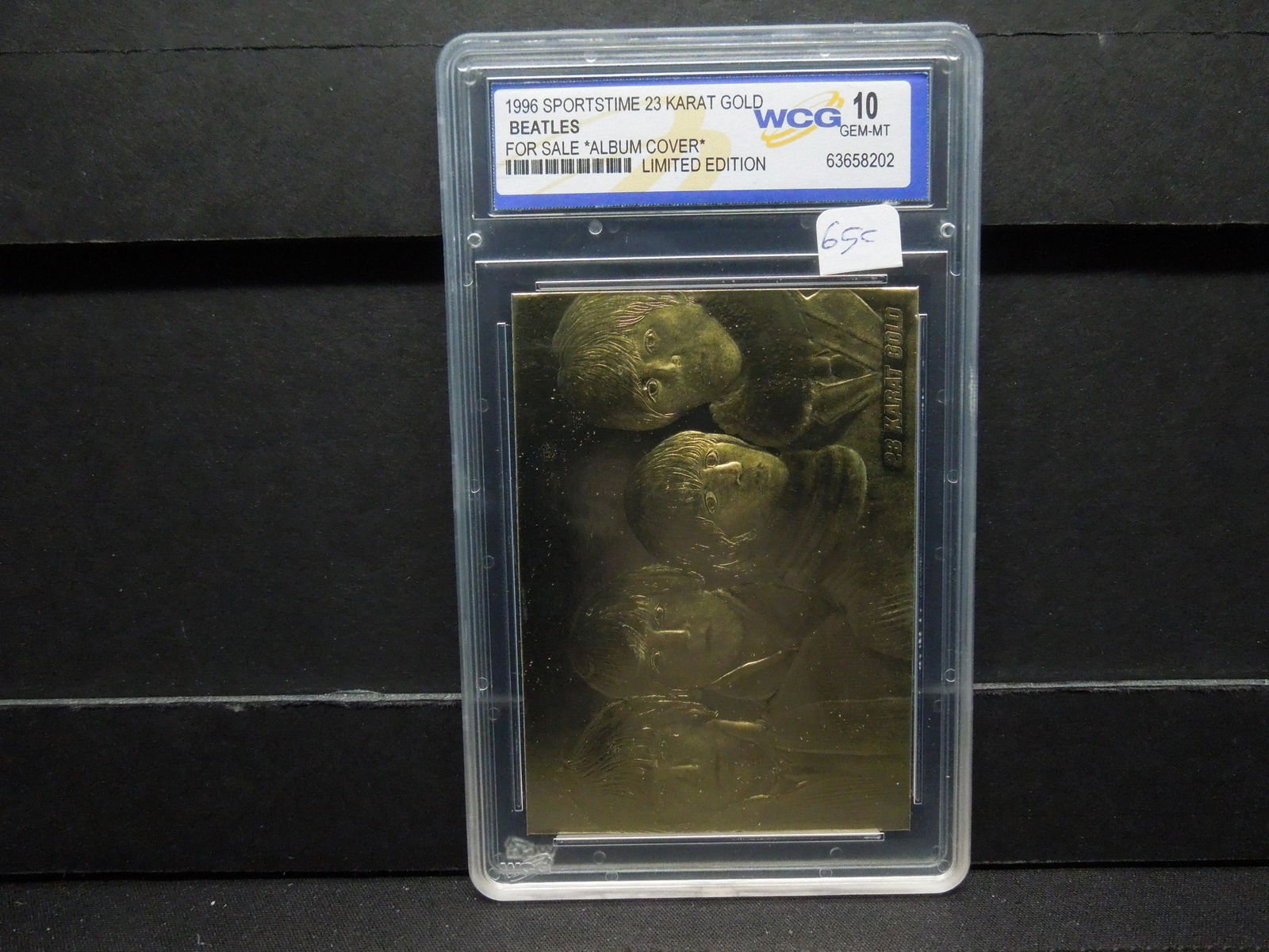 (BEATLES/ALBUM COVER), 23K GOLD, GRADED BY WCG AS (1 of 4)