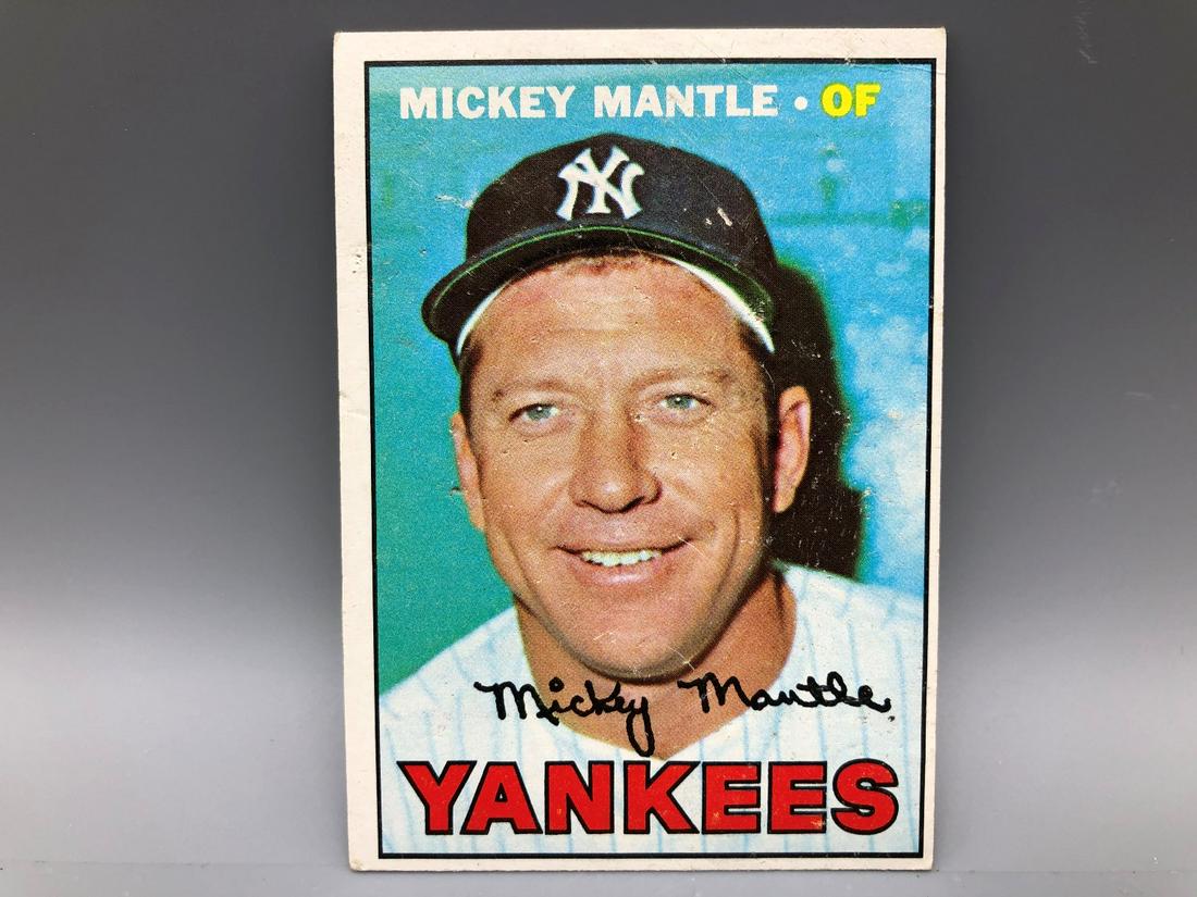 1967 Topps Mickey Mantle #150 (1 of 3)