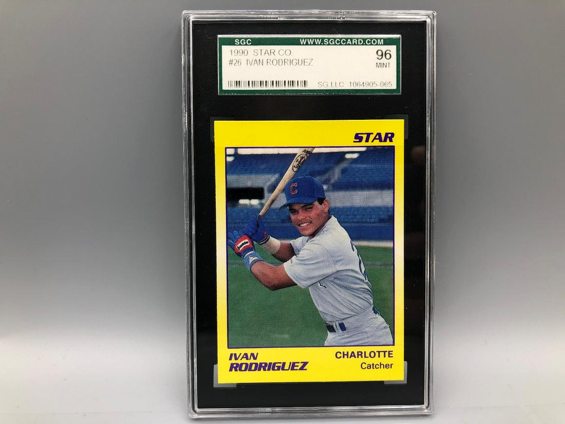 1990 Star Ivan Rodriguez RC SGC 96 MINT (1 of 2)