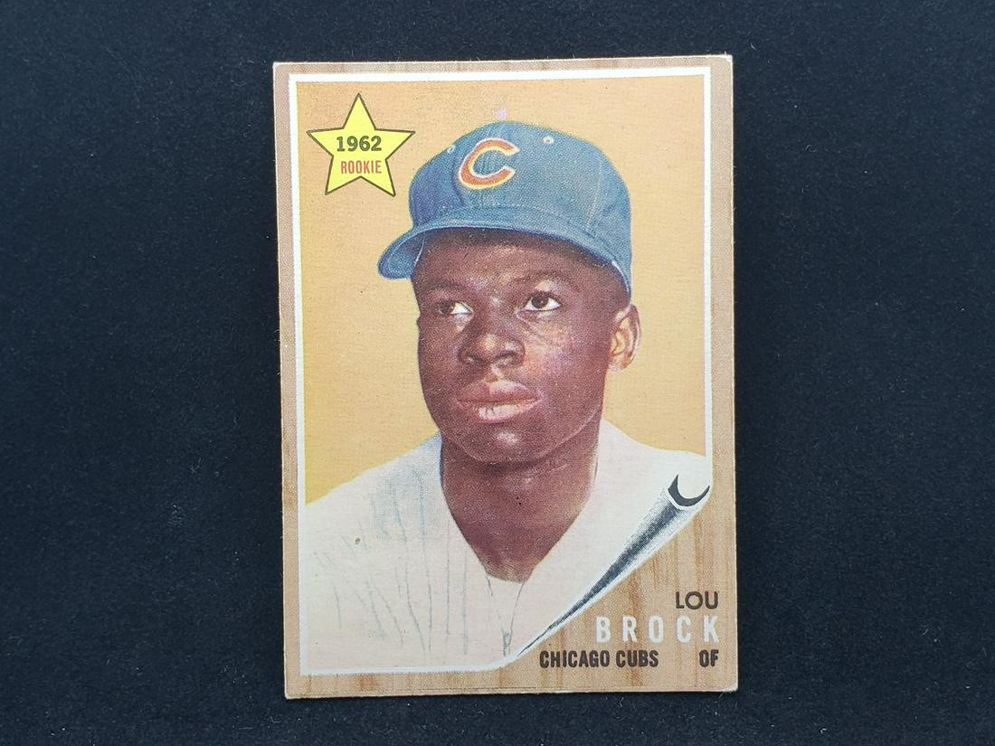 1962 Topps Lou Brock #387 Rookie HOF (1 of 2)