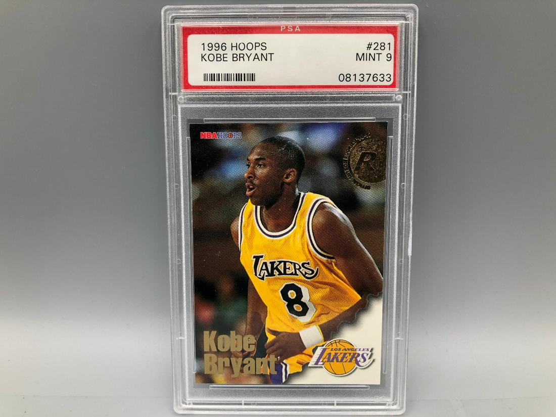 1996-97 Hoops Kobe Bryant RC PSA 9 (1 of 2)