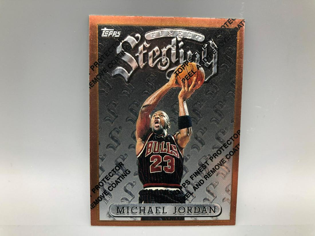 1996-97 Topps Finest Michael Jordan #50 - With Peel (1 of 2)