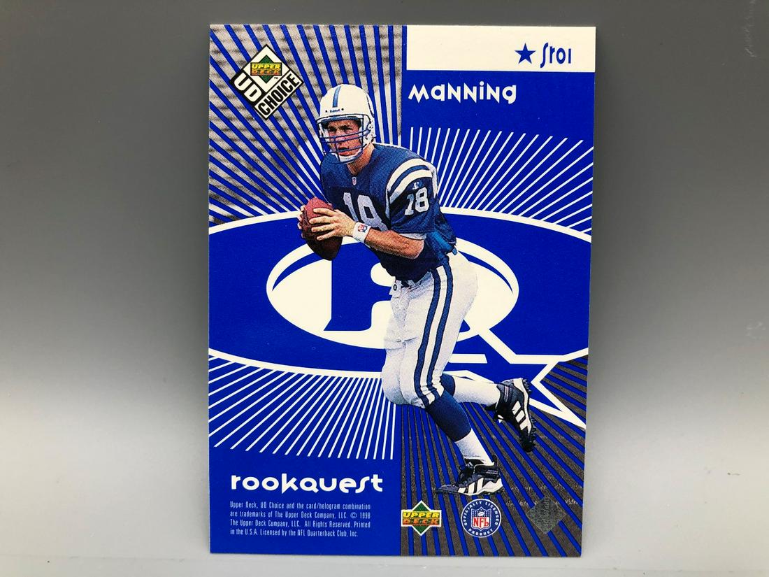 1998 UD Choice Starquest Rookquest Insert Card - Peyton (1 of 2)