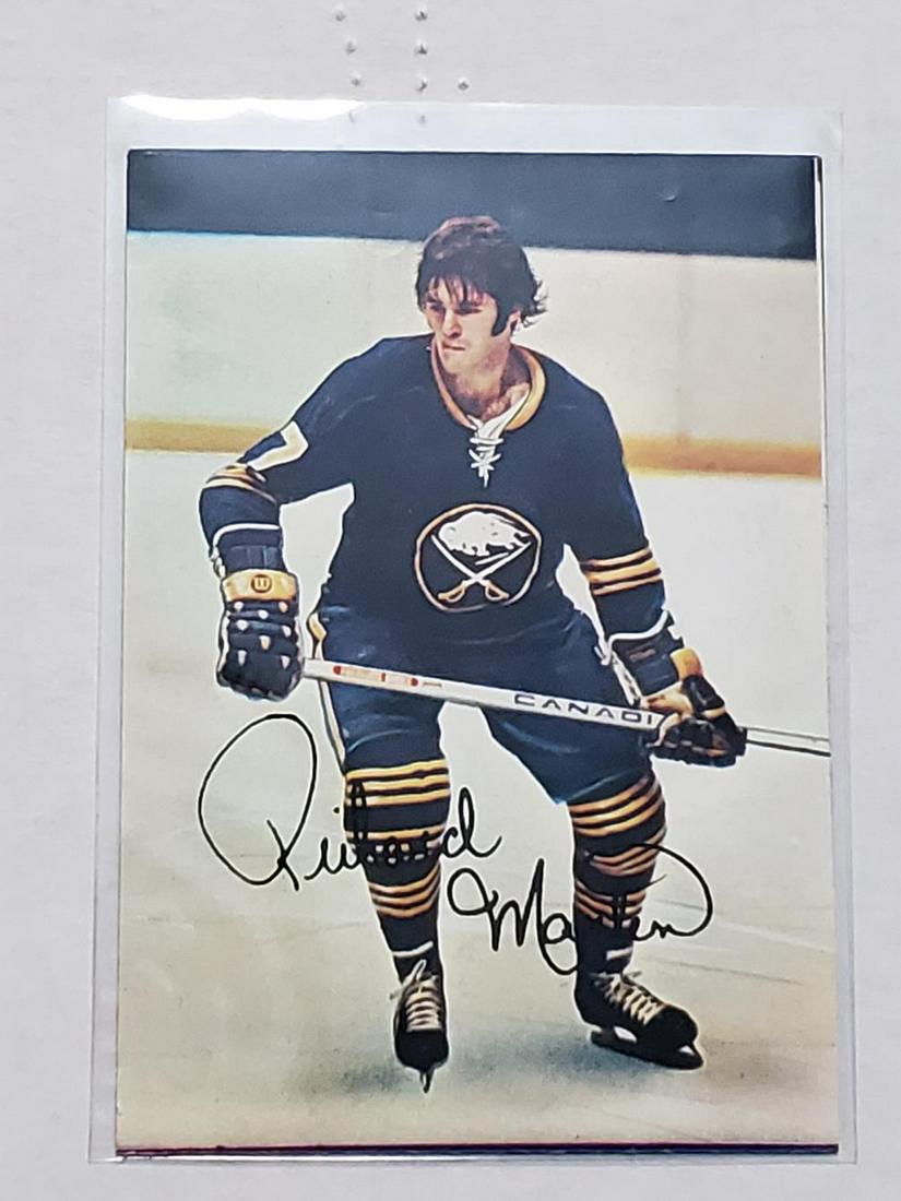 1977-78 Topps Hockey Glossy Insert Uncut Proof Card (1 of 2)