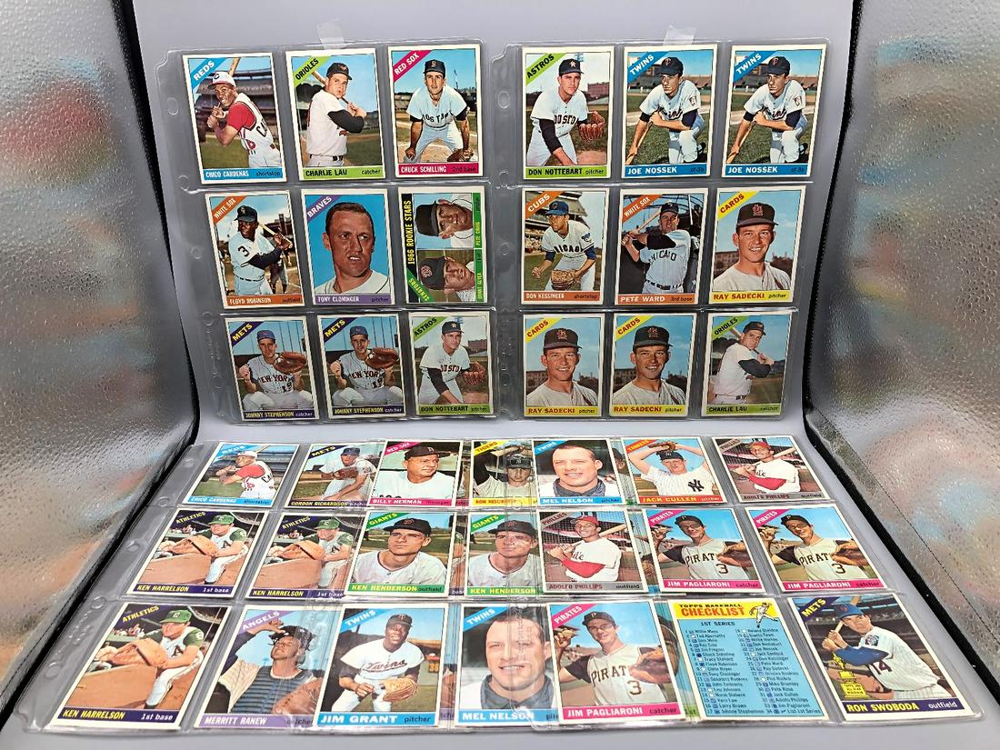 1966 Topps Baseball Lot of 45 Cards - Varying (1 of 7)
