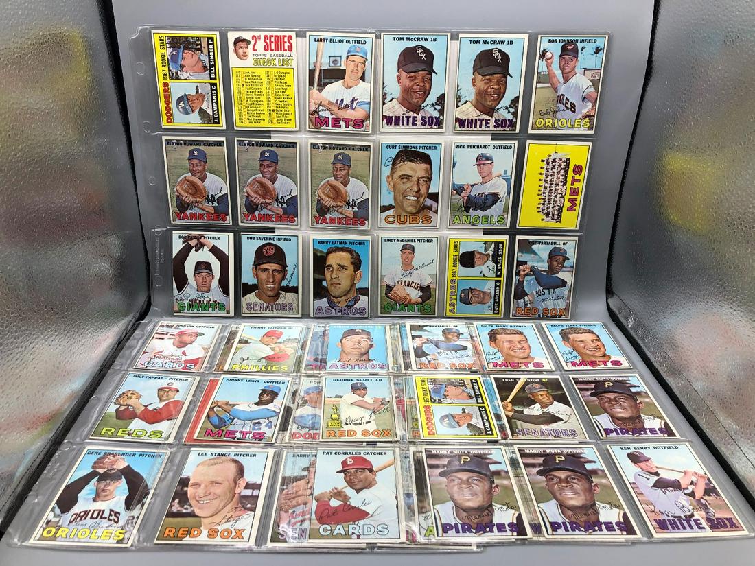 1967 Topps Baseball Lot of 52 Cards - Varying (1 of 9)
