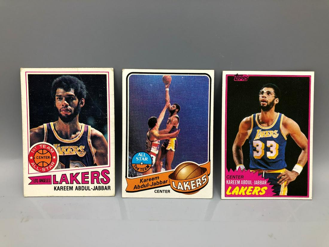 Topps Kareem Abdul Jabbar Lot of 3 Cards - Varying (1 of 3)