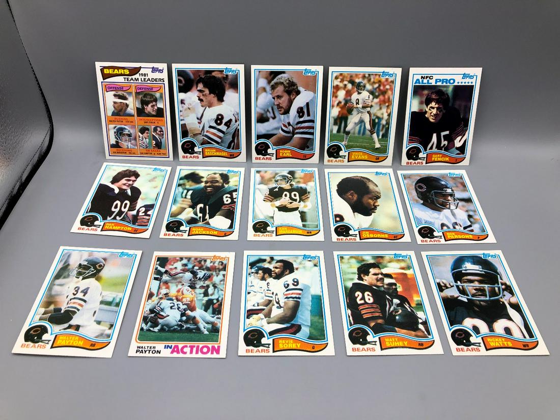 1982 Topps Chicago Bears Team Set - Walter Payton (1 of 4)