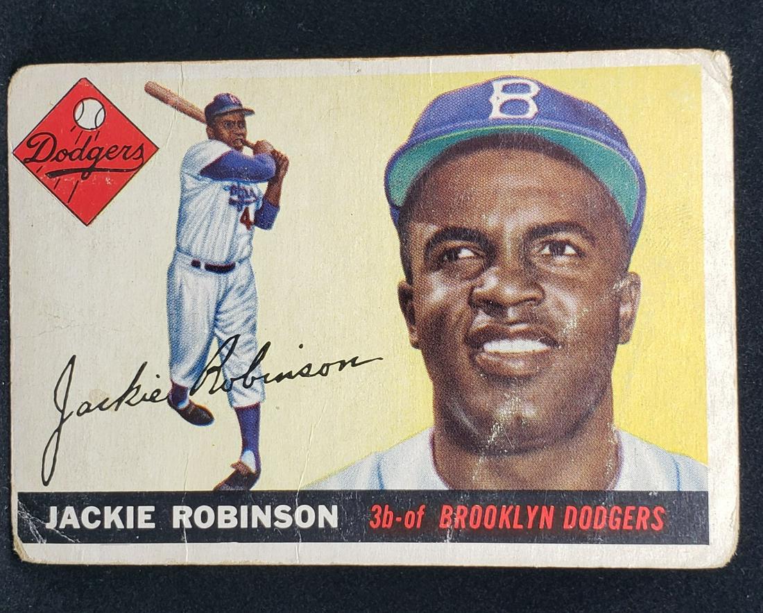 1955 Topps Jackie Robinson #50 HOF (1 of 5)