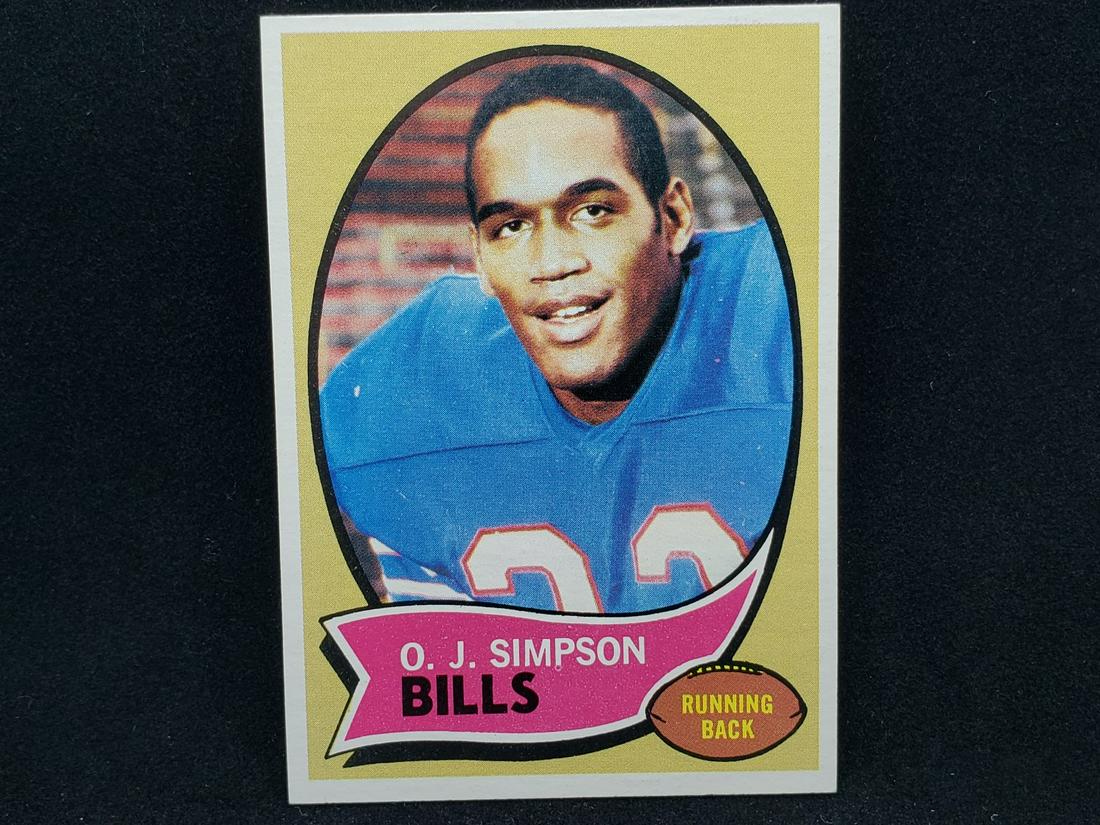 1970 Topps O.J. Simpson #90 Rookie HOF (1 of 2)