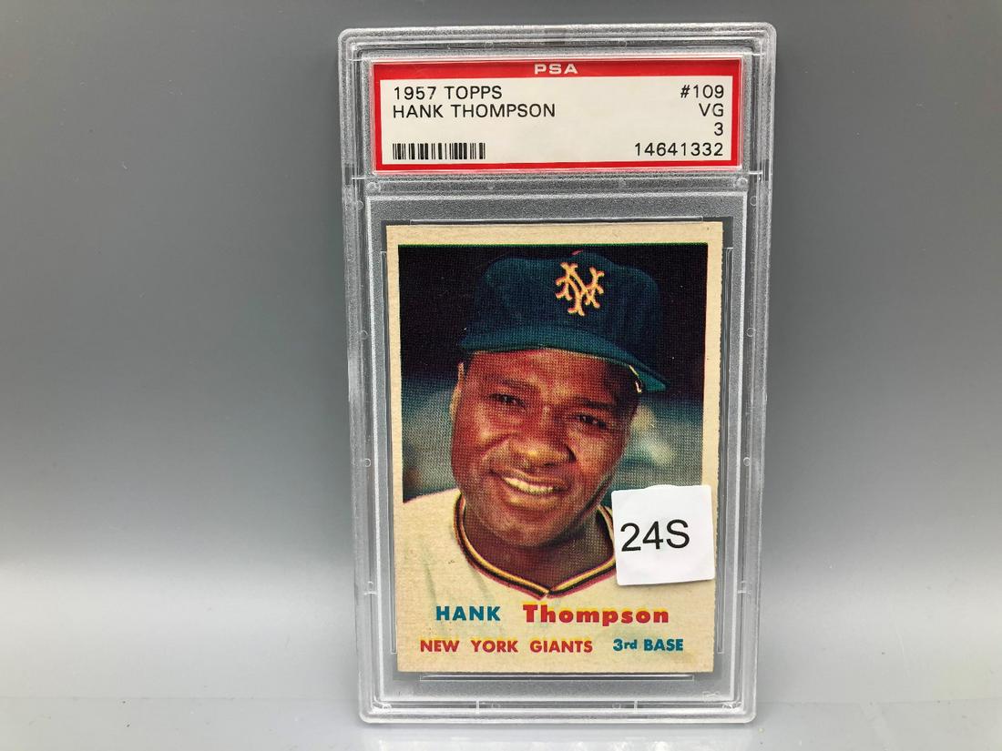 1957 Topps Hank Thompson #109 PSA 3 (1 of 2)