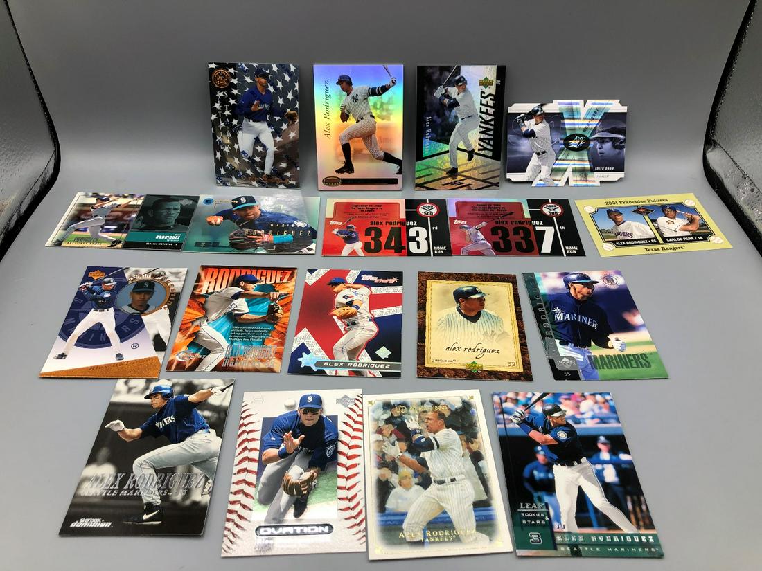 Lot of 18 Alex Rodriguez Cards (1 of 1)