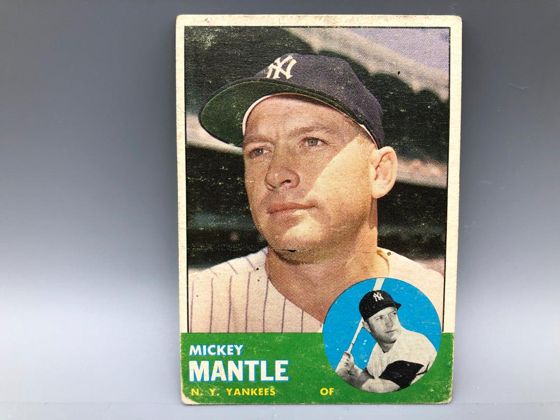 1963 Topps Mickey Mantle #200 (1 of 2)