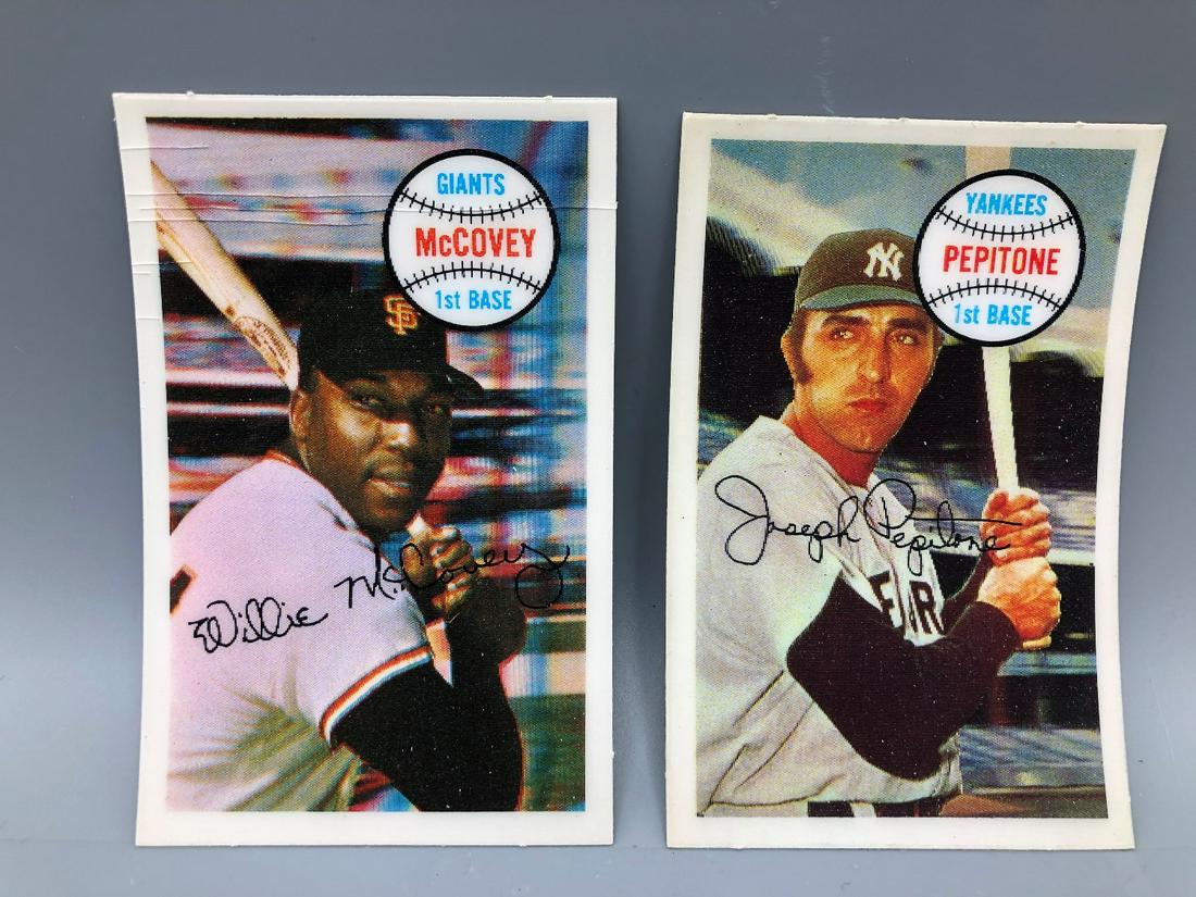 1970 Kelloggs Willie McCovey #4 & Joe Pepitone #59: 1970 Kelloggs Willie McCovey #4 & Joe Pepitone #59