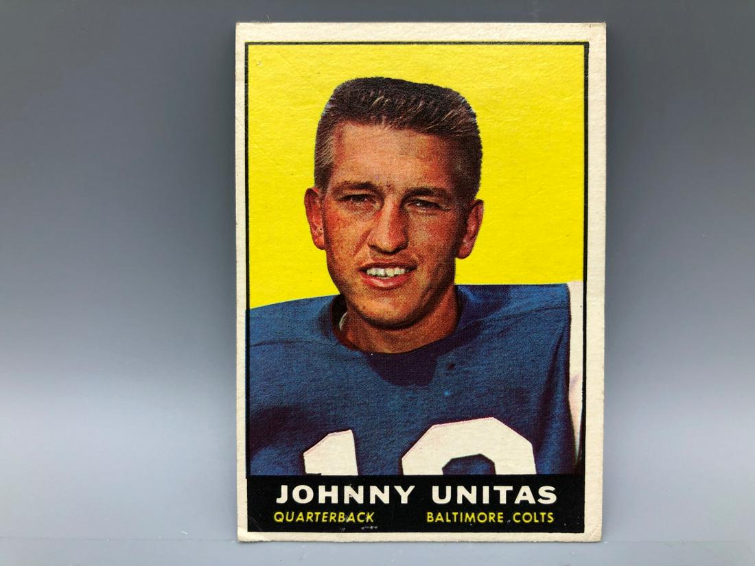 1961 Topps Johnny Unitas #1 (1 of 3)