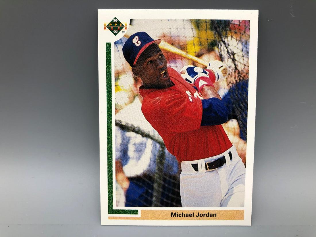 1991 Upper Deck Baseball Michael Jordan SP1 Insert Card (1 of 2)