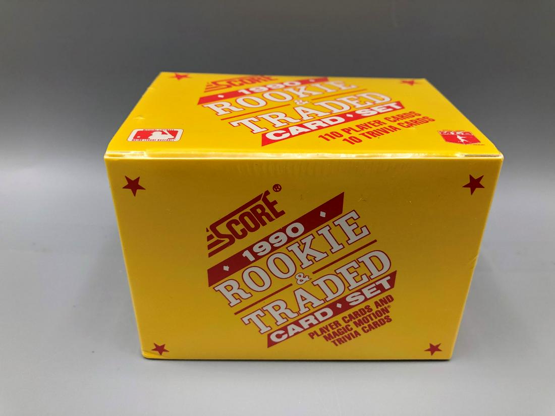 1990 Score Baseball Rookie & Traded Complete Sealed Set (1 of 2)