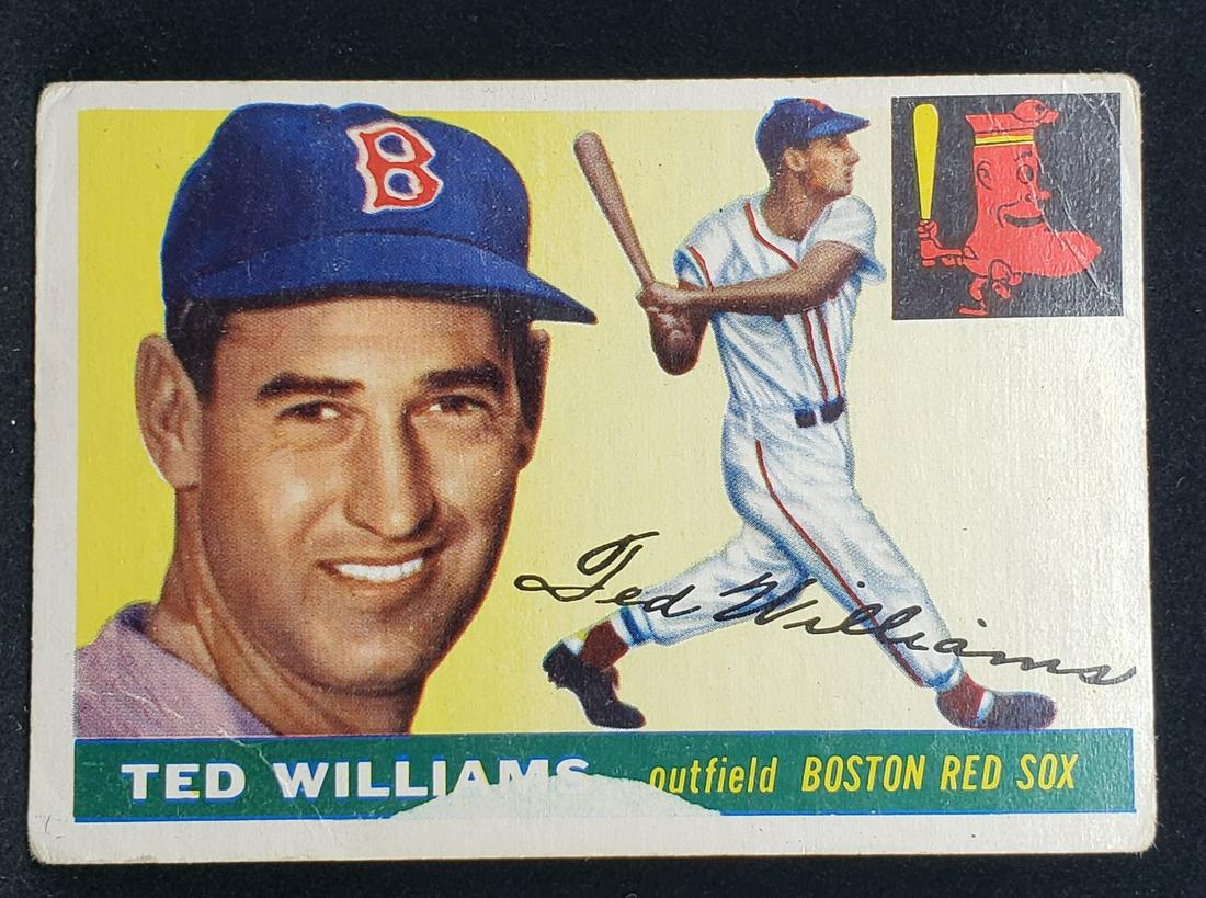 1955 Topps Ted Williams #2 HOF (1 of 3)