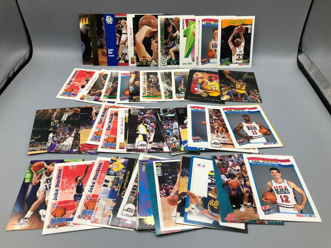 Lot of Larry Bird & Magic Johnson, Karl Malone & John (1 of 1)