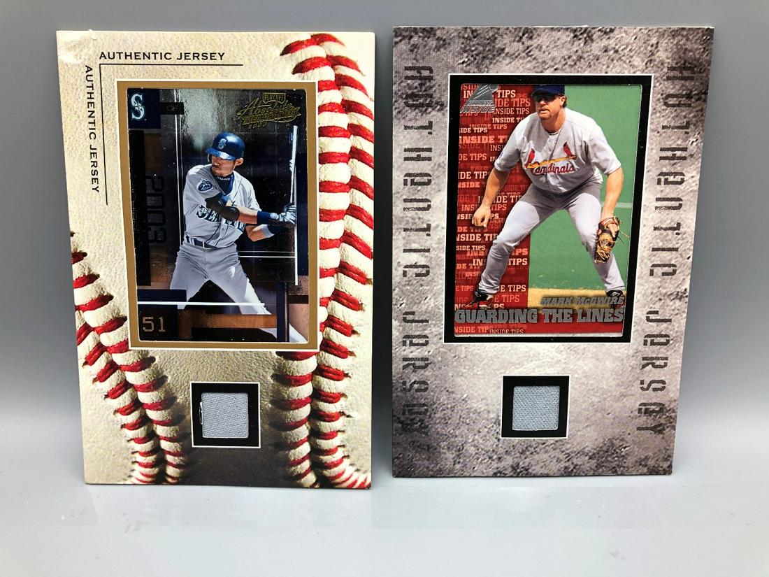 Ichiro Suzuki & Mark McGwire Cards with Game Used (1 of 2)