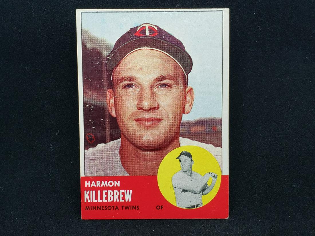 1963 Topps Harmon Killebrew #500 Short Print HOF (1 of 2)
