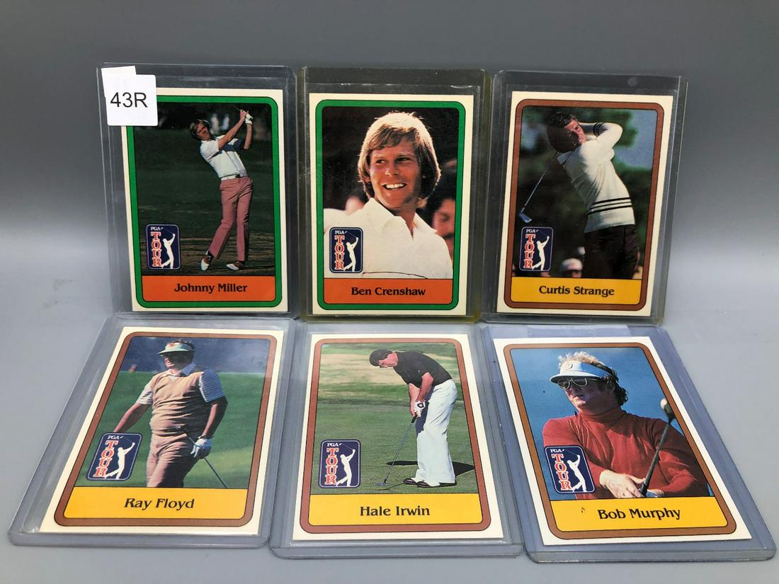 1981 Donruss PGA Golf Lot of 6 - Johnny Miller, Ben (1 of 2)