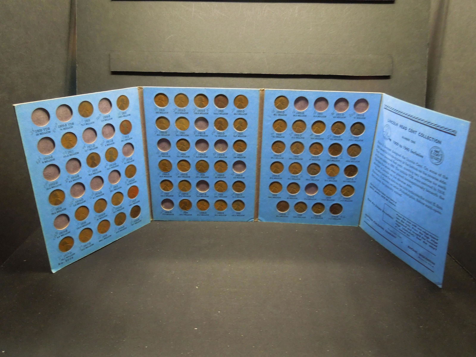Lincoln cent Book With Approx. (60) Coins (1 of 7)