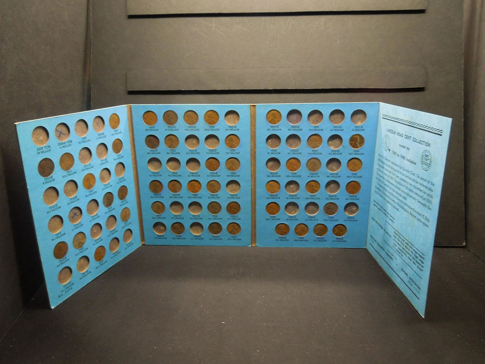 Lincoln Cent Book With Approx. (45) Coins (1 of 7)