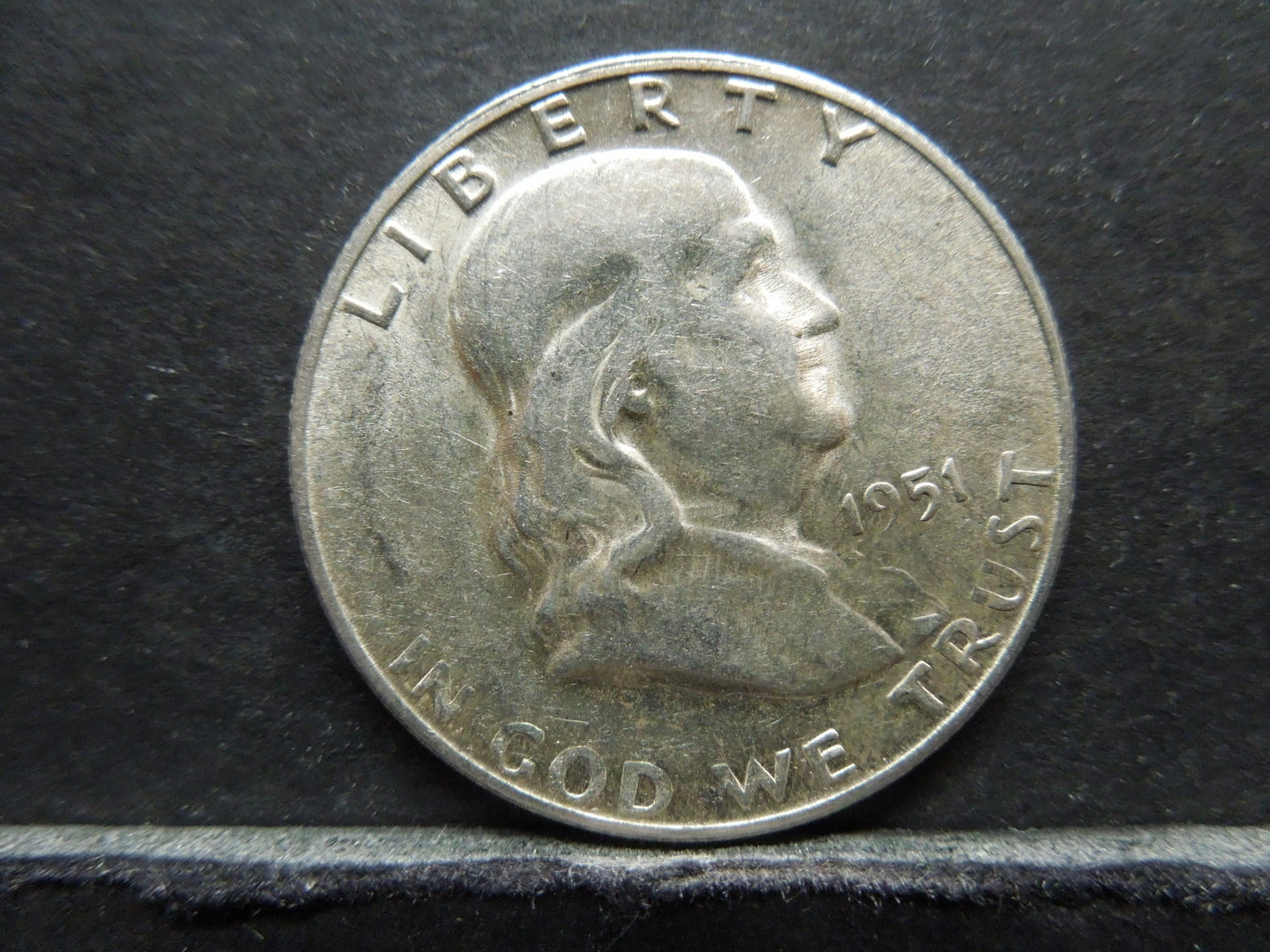 1951-S Benjamin Franklin Half Dollar.: 1951-S Benjamin Franklin Half Dollar.