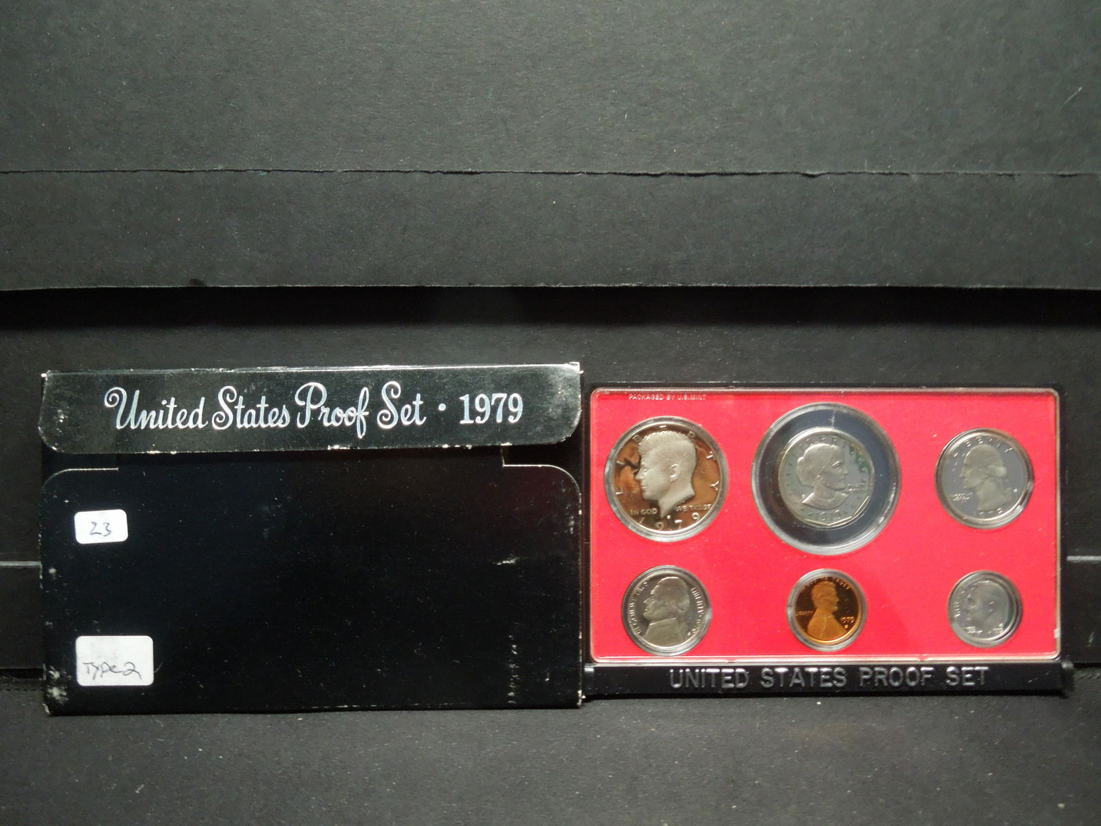 1979-S Type 2 US Proof Set.  Yes, all six coins have (1 of 4)