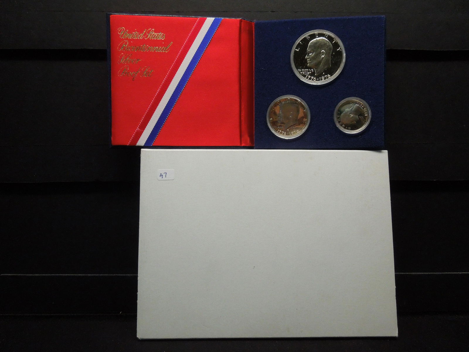 1976-S Silver Bicentennial Proof Set:  Ike, Kennedy, (1 of 5)