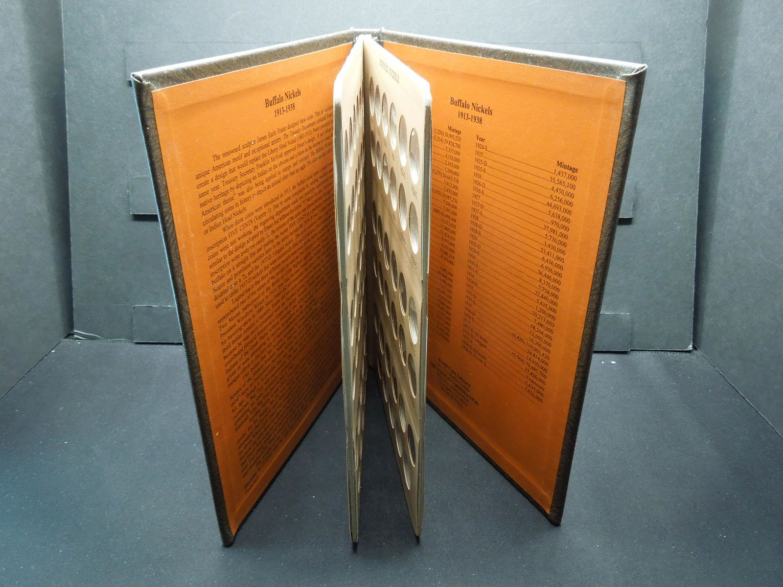 Buffalo Nickel Book With (17) Nickels, 20's and 30's (1 of 4)