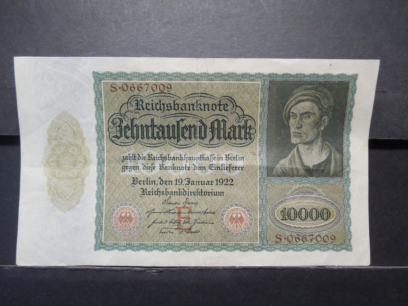 1922 Germany Weimar Republik 10,000 Mark (1 of 3)